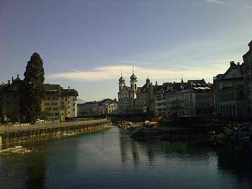 Lucerne, view from bridge